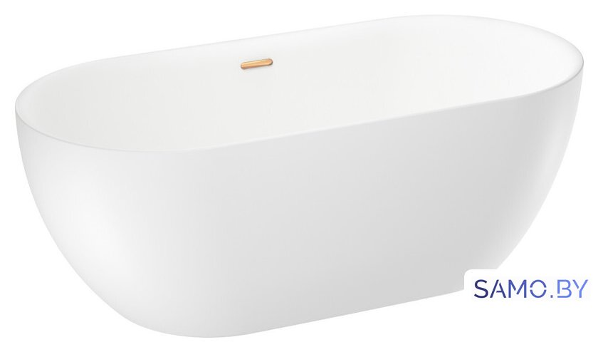 Ванна Wellsee Chic Riviera 179x84,5 236803004 (отдельностоящая ванна белый глянец, экран, ножки, сифон-автомат золото) - Изображение №2 — Интернет-магазин samo.by