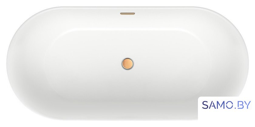 Ванна Wellsee Chic Riviera 179x84,5 236803004 (отдельностоящая ванна белый глянец, экран, ножки, сифон-автомат золото) - Изображение №4 — Интернет-магазин samo.by