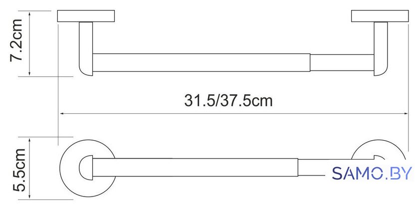 Держатель для бумажных полотенец Wasserkraft Rhein K-6291 - Изображение №3 — Интернет-магазин samo.by