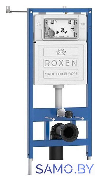 Унитаз подвесной Roxen Martin в комплекте с инсталляцией StounFix Dual Fresh 6 в 1 968524 (кнопка: белый/хром) - Изображение №3 — Интернет-магазин samo.by