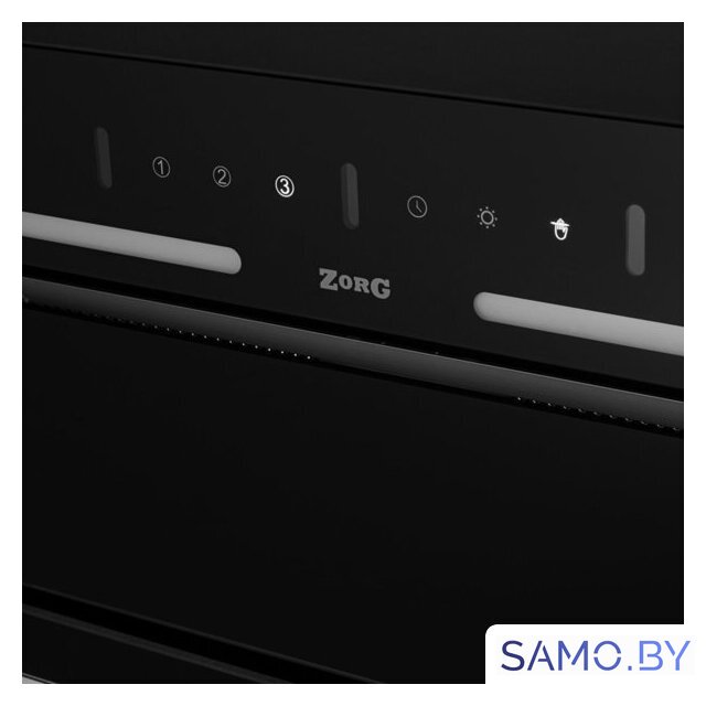 Кухонная вытяжка ZorG Neve 1260 60 S-GC (черный) - Изображение №4 — Интернет-магазин samo.by