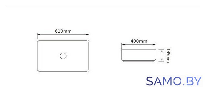 Умывальник SantiLine SL-1090 - Изображение №2 — Интернет-магазин samo.by