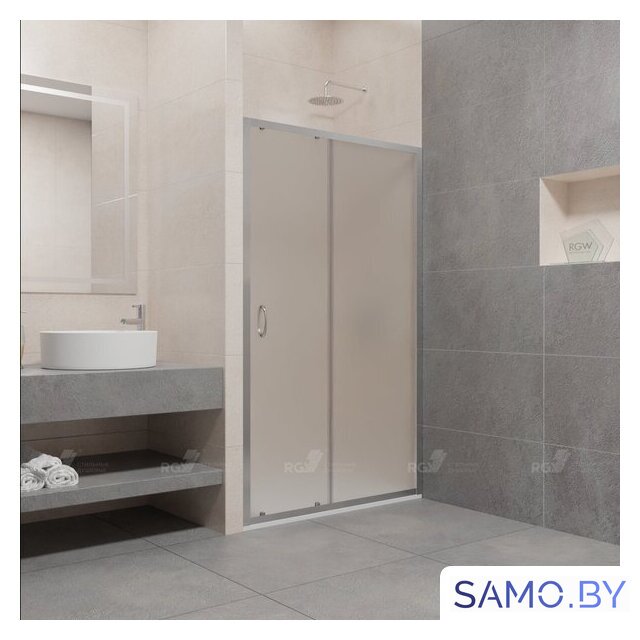 Душевая дверь RGW PA-016 350801613-21 130 (хром/матовое-сатинат стекло) - Изображение №1 — Интернет-магазин samo.by