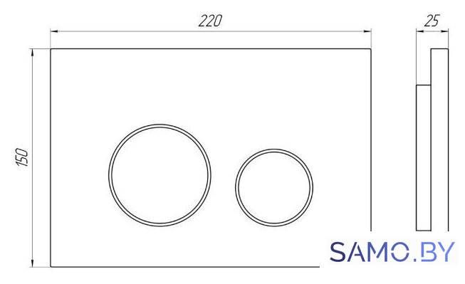 Панель смыва Geberit Sigma 21 115.884.JM.1 (серый) - Изображение №3 — Интернет-магазин samo.by