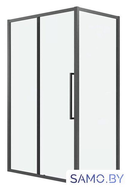 Душевой уголок Grossman Cosmo 120x80x195 120.K33.02.1280.42.00 (графит сатин/прозрачное стекло) - Изображение №1 — Интернет-магазин samo.by
