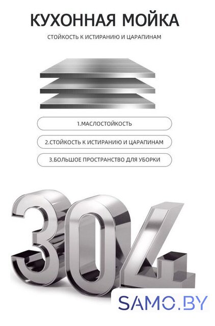 Кухонная мойка Gappo GS7246-6 - Изображение №6 — Интернет-магазин samo.by