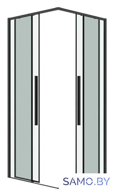 Душевой уголок Grossman Galaxy 90x90x195 300.K33.01.9090.42.00 (графит сатин/прозрачное стекло) - Изображение №2 — Интернет-магазин samo.by
