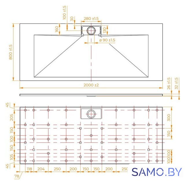 Душевой поддон RGW TKS-Gr 553802820-12 - Изображение №7 — Интернет-магазин samo.by