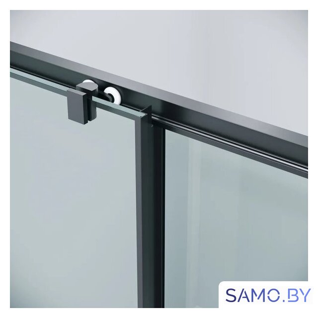 Душевой уголок Grossman Cosmo 120x100x195 120.K33.02.1210.21.00 (черный матовый/стекло прозрачное) - Изображение №3 — Интернет-магазин samo.by