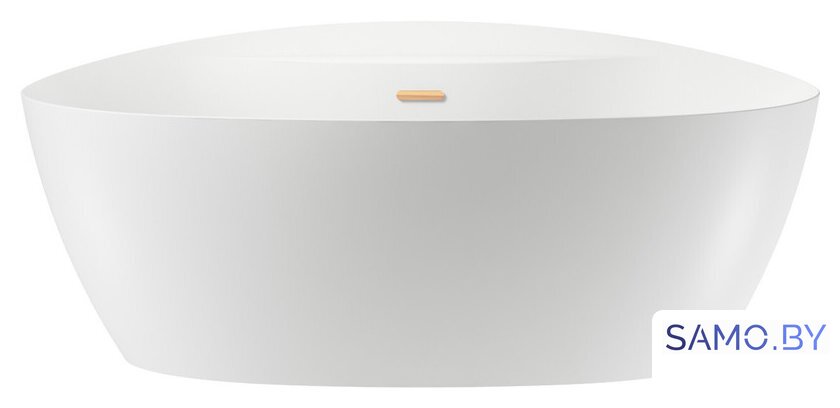 Ванна Wellsee L’aster 175x85 236301004 (отдельностоящая ванна белый глянец, экран, ножки, сифон-автомат золото) - Изображение №1 — Интернет-магазин samo.by
