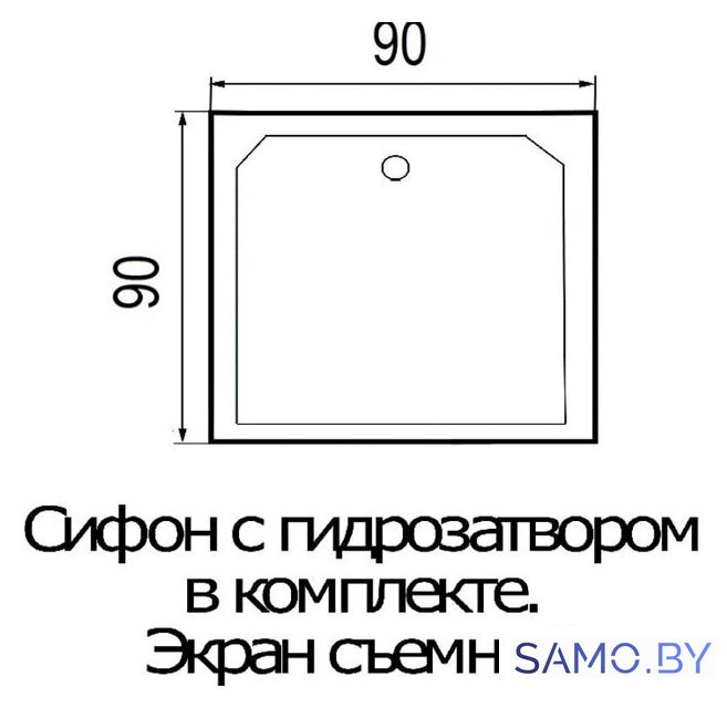 Душевая кабина River Tana 90/38 - Изображение №4 — Интернет-магазин samo.by