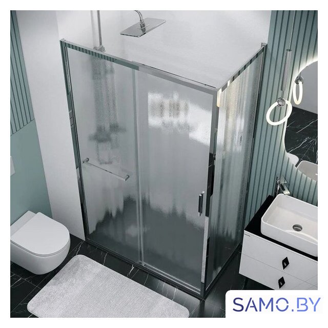 Душевой уголок Grossman Style 120x70x195 120.K33.05.1270.10.02 (хром/стекло шиншилла) - Изображение №9 — Интернет-магазин samo.by