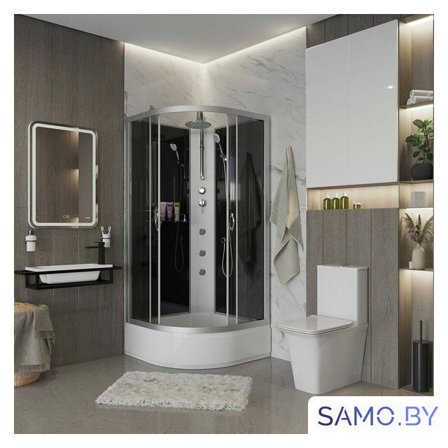 Душевая кабина Niagara NG-3501-14BKTG 90x90 - Изображение №1 — Интернет-магазин samo.by