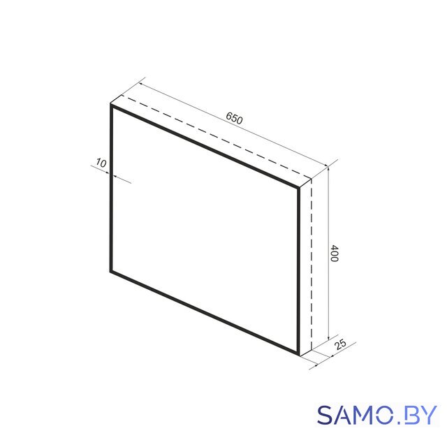  Wellsee Зеркало с фоновой LED-подсветкой 7 Rays' Spectrum 172200810, 65 х 40 см (с сенсором и регулировкой яркости освещения) - Изображение №10 — Интернет-магазин samo.by