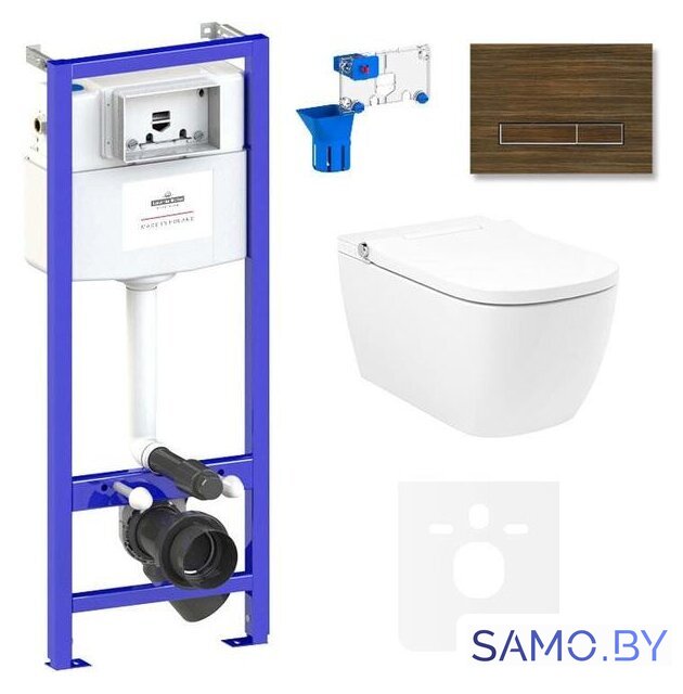Унитаз подвесной Lavinia Boho Smart V-Clean 7 в 1 87561129 - Изображение №1 — Интернет-магазин samo.by
