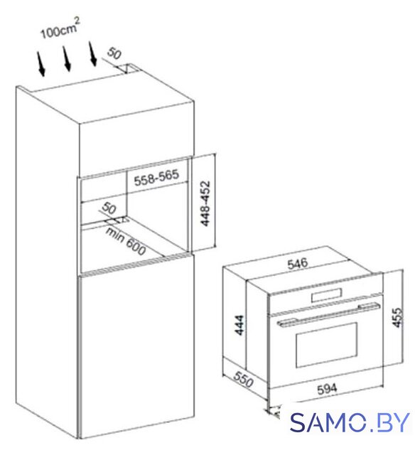 Электрический духовой шкаф MAUNFELD AMCO458GB - Изображение №17 — Интернет-магазин samo.by