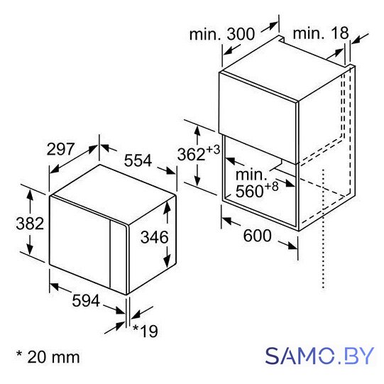 Микроволновая печь Bosch BFL524MS0 - Изображение №2 — Интернет-магазин samo.by