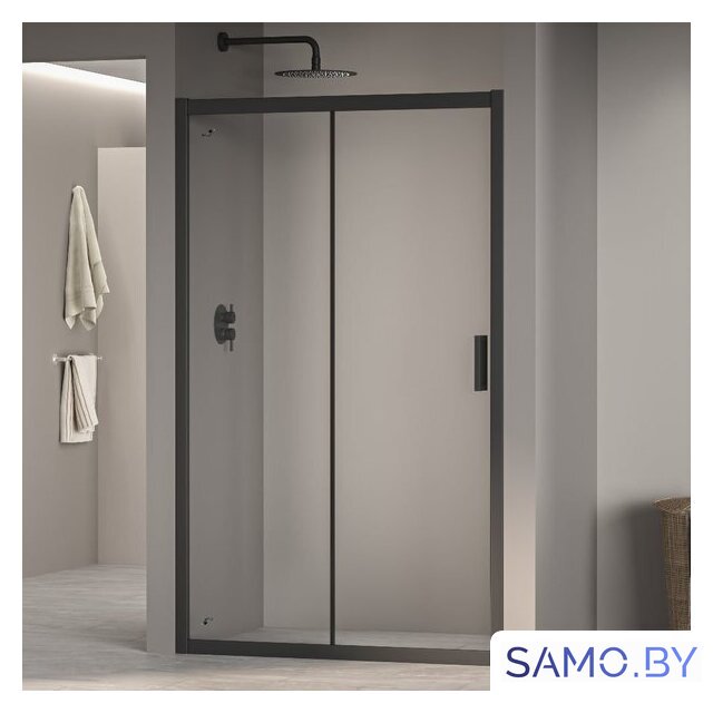 Душевая дверь RGW PA-016B 350801613-14 130 (черный/прозрачное стекло) - Изображение №1 — Интернет-магазин samo.by