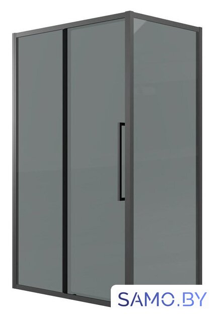 Душевой уголок Grossman Cosmo 130x80x195 120.K33.02.1380.21.10 (черный матовый/тонированное стекло) - Изображение №1 — Интернет-магазин samo.by
