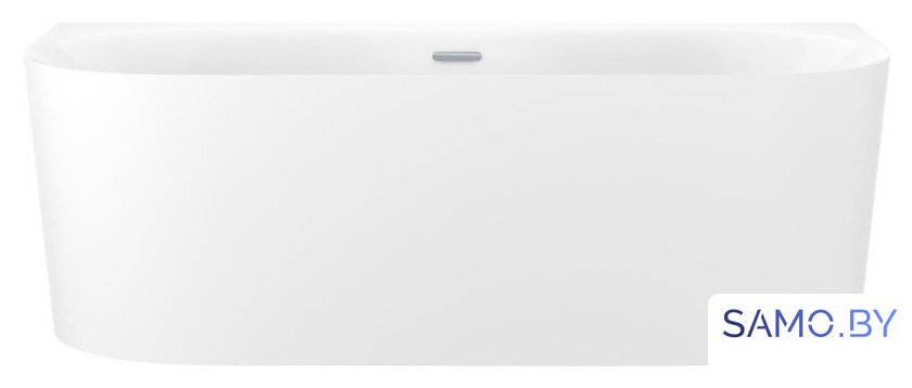 Ванна Wellsee Collaro 180x80 28910201R (пристенная ванна белый глянец, экран, ножки, сифон-автомат хром) - Изображение №1 — Интернет-магазин samo.by