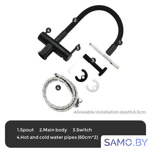 Смеситель Gappo G4398-36 - Изображение №9 — Интернет-магазин samo.by