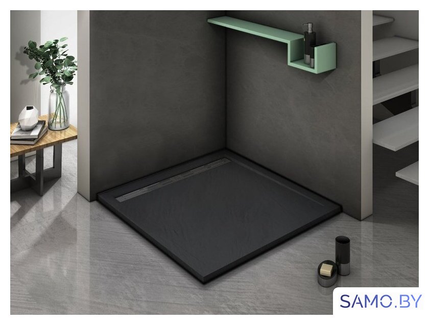 Душевой поддон WeltWasser TRS 90 Stone-BL 90x90 - Изображение №2 — Интернет-магазин samo.by