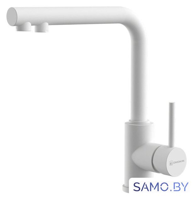 Смеситель Omoikiri Nakagawa 2 Plus-WH (белый) - Изображение №1 — Интернет-магазин samo.by