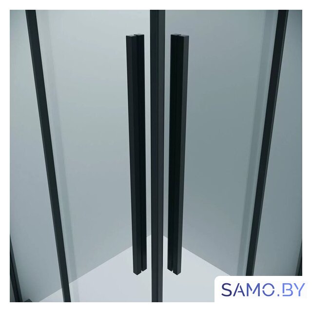 Душевой уголок Grossman Galaxy 90x90x195 300.K33.01.9090.21.00 (черный матовый/прозрачное стекло) - Изображение №3 — Интернет-магазин samo.by
