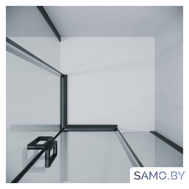 Душевой уголок Grossman Classic 90x90x195 300.K33.04.9090.21.00 (черный матовый/прозрачное стекло) - Изображение №6 — Интернет-магазин samo.by