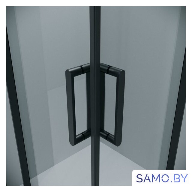 Душевой уголок Grossman Classic 90x90x195 300.K33.04.9090.21.00 (черный матовый/прозрачное стекло) - Изображение №3 — Интернет-магазин samo.by
