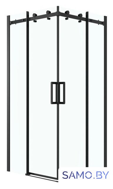 Душевой уголок Grossman Classic 90x90x195 300.K33.04.9090.21.00 (черный матовый/прозрачное стекло) - Изображение №1 — Интернет-магазин samo.by