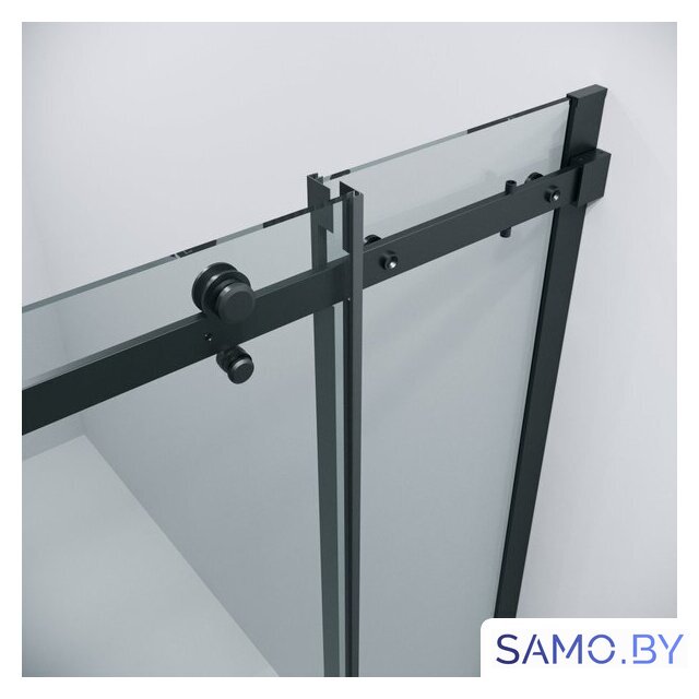Душевой уголок Grossman Classic 90x90x195 300.K33.04.9090.21.00 (черный матовый/прозрачное стекло) - Изображение №5 — Интернет-магазин samo.by
