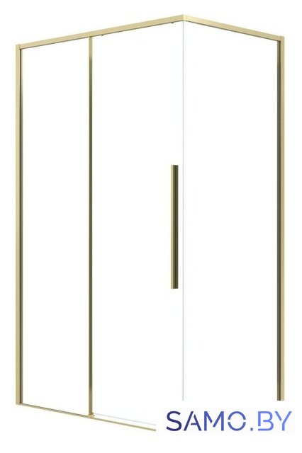 Душевой уголок Grossman Galaxy 110x70x195 120.K33.01.1170.32.00 (золото сатин/прозрачное стекло) - Изображение №1 — Интернет-магазин samo.by