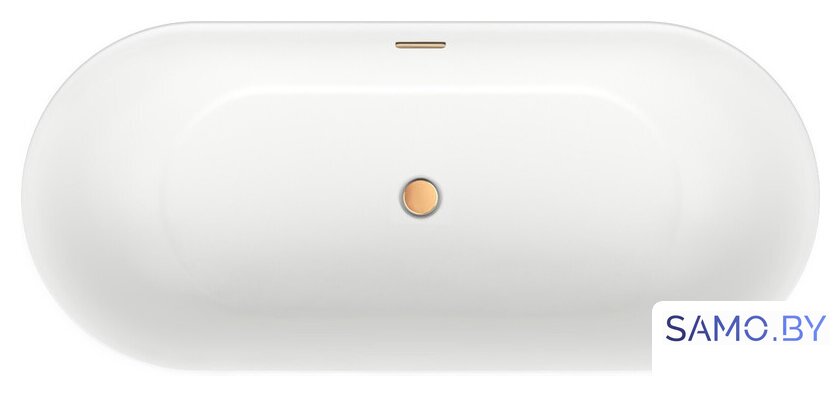 Ванна Wellsee Chic Riviera 170x76 236802004 (отдельностоящая ванна белый глянец, экран, ножки, сифон-автомат золото) - Изображение №4 — Интернет-магазин samo.by