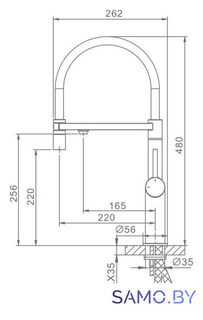 Смеситель Raglo R20.63.05 - Изображение №2 — Интернет-магазин samo.by