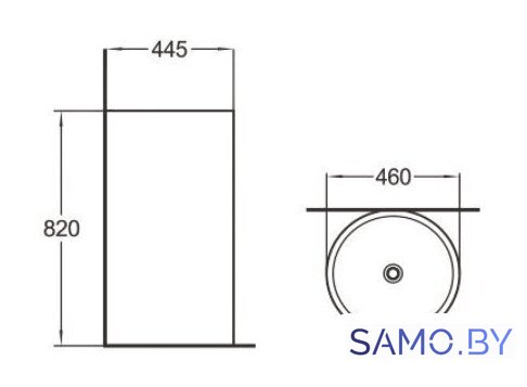 Умывальник SantiLine SL-4006 - Изображение №2 — Интернет-магазин samo.by