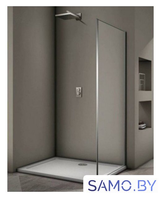 Душевая стенка Veconi 90x190 KP02-90-01-19C3 (стекло прозрачное/хром) - Изображение №2 — Интернет-магазин samo.by