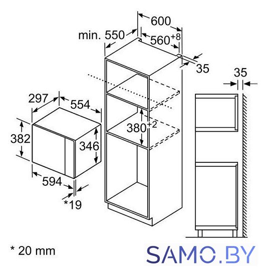 Микроволновая печь Bosch BFL524MB0 - Изображение №3 — Интернет-магазин samo.by