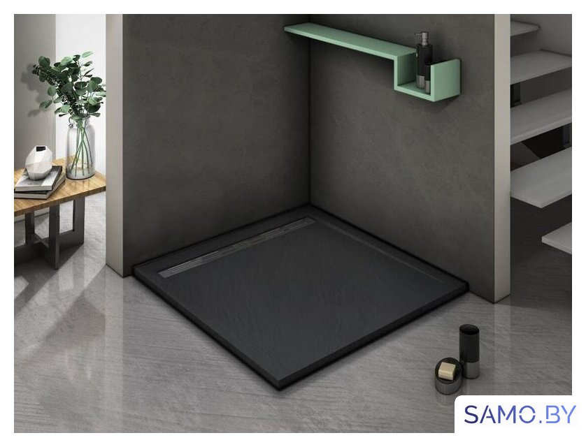 Душевой поддон WeltWasser TRS 100 Stone-BL 100x100 - Изображение №2 — Интернет-магазин samo.by