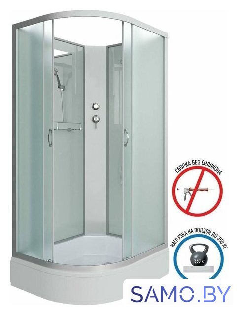 Душевая кабина Niagara NG-33094-14RBK 100x90 - Изображение №3 — Интернет-магазин samo.by