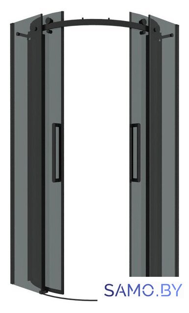 Душевой уголок Grossman Classic 90x90x195 301.K33.04.9090.21.10 (черный матовый/тонированное стекло) - Изображение №2 — Интернет-магазин samo.by