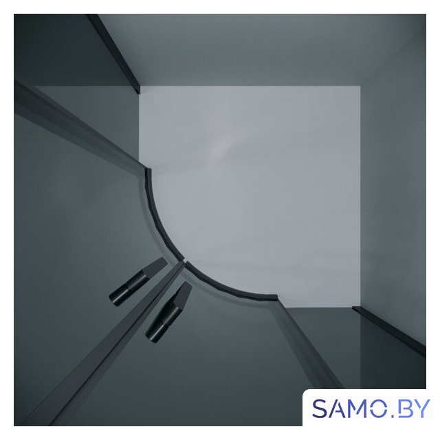 Душевой уголок Grossman Classic 90x90x195 301.K33.04.9090.21.10 (черный матовый/тонированное стекло) - Изображение №3 — Интернет-магазин samo.by