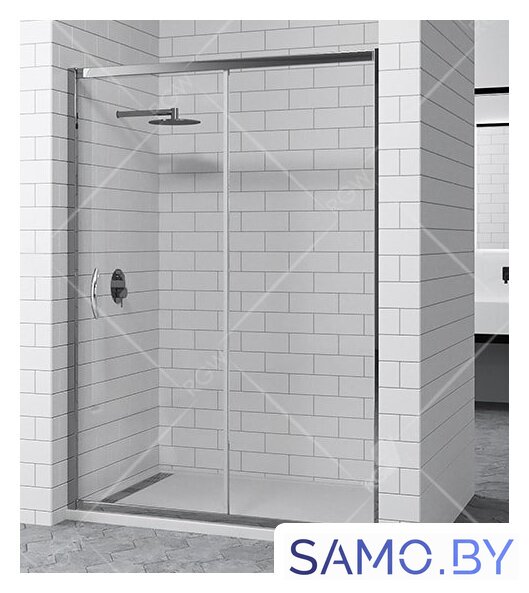 Стеклянная шторка для ванны RGW Passage PA-016 350801616-11 (хром/прозрачное стекло) - Изображение №1 — Интернет-магазин samo.by