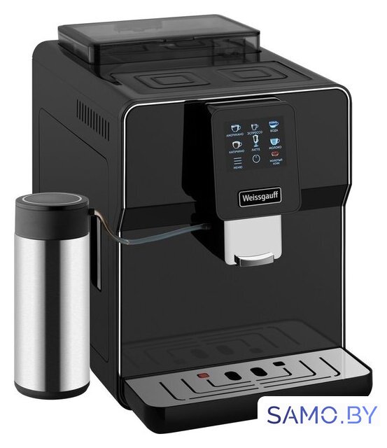 Кофемашина Weissgauff WCM-330 TFT Touch Cappuccino Nero - Изображение №23 — Интернет-магазин samo.by