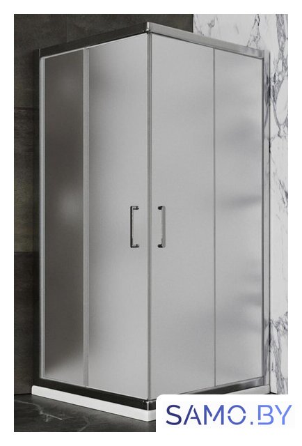 Душевой уголок Roxen Caspia 55060-90C 90х90 (матовое стекло/хром) - Изображение №1 — Интернет-магазин samo.by