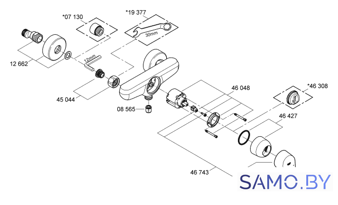 Смеситель Grohe Eurodisc Cosmopolitan 33390002 - Изображение №3 — Интернет-магазин samo.by