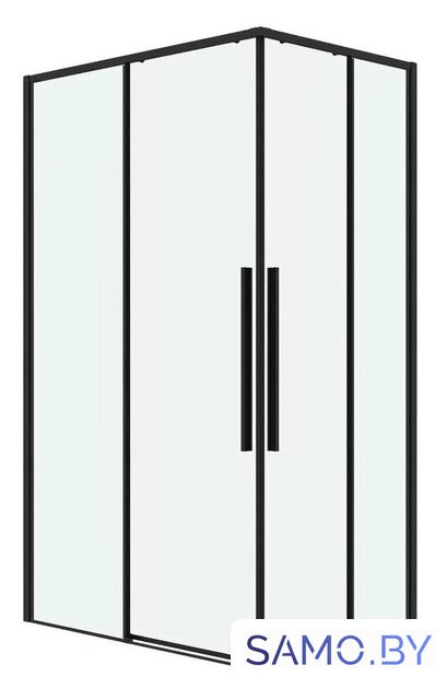 Душевой уголок Grossman Galaxy 90x80x195 300.K33.01.9080.21.00 (черный матовый/прозрачное стекло) - Изображение №1 — Интернет-магазин samo.by