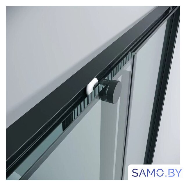 Душевой уголок Grossman Galaxy 90x80x195 300.K33.01.9080.21.00 (черный матовый/прозрачное стекло) - Изображение №4 — Интернет-магазин samo.by