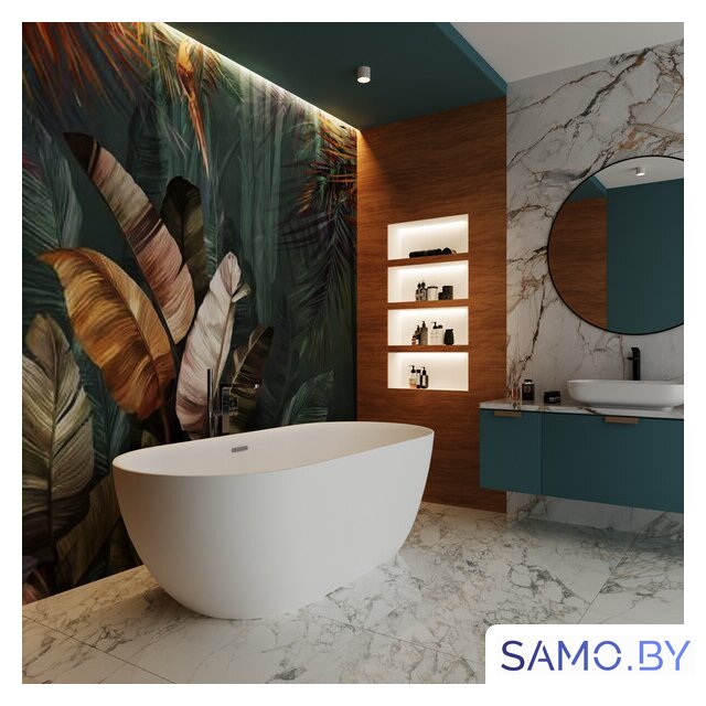 Ванна Wellsee Chic Riviera 170x76 236802002 (отдельностоящая ванна белый глянец, экран, ножки, сифон-автомат глянцевый белый) - Изображение №8 — Интернет-магазин samo.by
