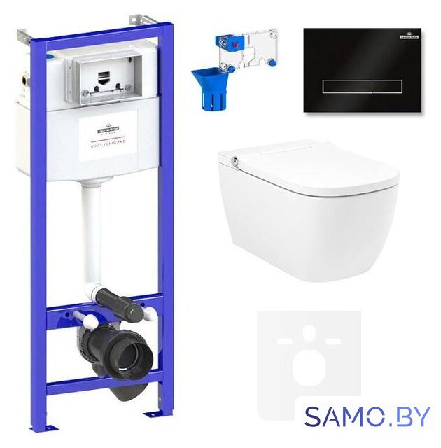 Унитаз подвесной Lavinia Boho Smart V-Clean 7 в 1 87561126 - Изображение №1 — Интернет-магазин samo.by